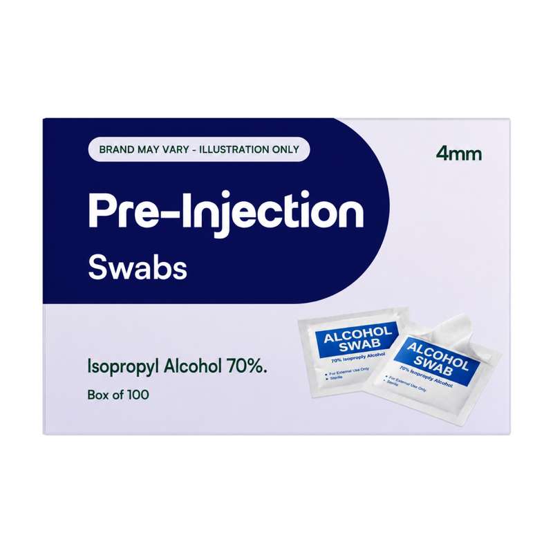 Alcohol Swabs - 100 Pack